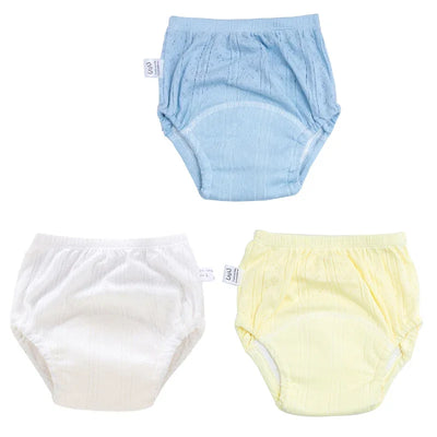 3PCS/LOT NEWBORN COTTON TRAINING PANTS SUMMER BABY SHORTS WASHABLE REUSABLE CLOTH DIAPERS INFANT NAPPIES