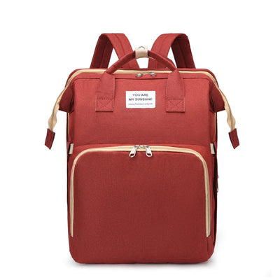 New Upgraded Minimalist Bag Portable Foldable Backpack Multifunctional Large Capacity Crib Mother Baby Mommy Bags Women Backpack