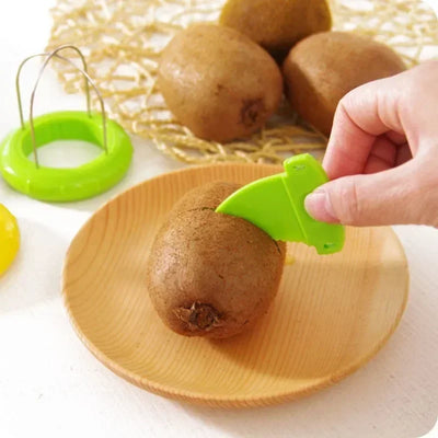 STAINLESS STEEL DETACHABLE KIWI & FRUIT PEELER – KITCHEN GADGETS & SALAD PREP TOOL