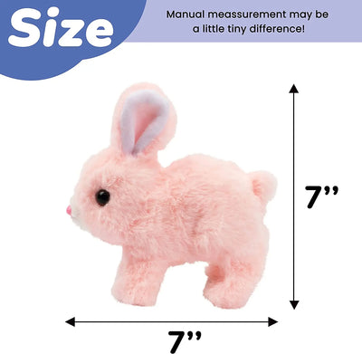 Cute Interactive Electronic Pet Rabbit Toy – Sound and Action Features for Fun Playtime Perfect Gift for Kids Desktop ornaments