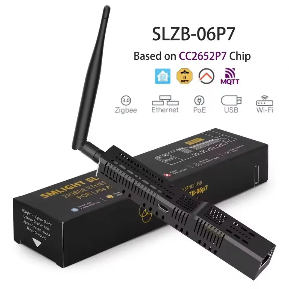 SMLIGHT SLZB-06 – A Zigbee 3.0 to Ethernet, USB, and WiFi adapter with PoE support, works with Zigbee2MQTT, ZHA,Home Assistant