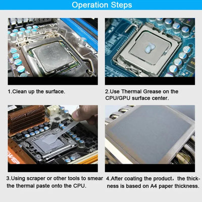 MX4 Thermal Paste Processor MX-4 4g 8.5W/M-k For CPU GPU Printer HeatSink Cooling Cooler Thermal Grease Compound Silicone