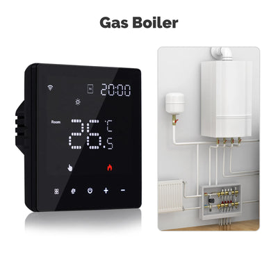 MOES Tuya WiFi Smart Thermostat Programmable Temperature Controller Water Boiler Electric Heating Work With Alexa Google Home
