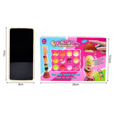 Children's Ice Cream Folding Play Home Toys Hand eye Coordination Parent Child Interactive Desktop Early Education Puzzle Toys