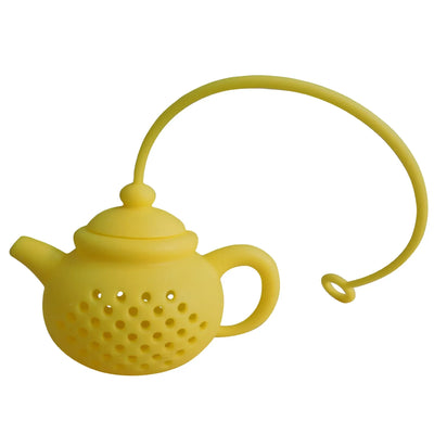 1PC Creative Silicone Teapot-shape Tea Infuser Strainer Tea Bag Leaf Filter Diffuser Teaware Teapot Accessory Kitchen Gadget