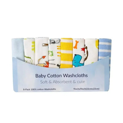5/8 Pcs Cotton Newborn Baby Towels Set Saliva Towel Nursing Towel Baby Boys Girls Bebe Toalha Washcloth Handkerchief Cloth Wipes