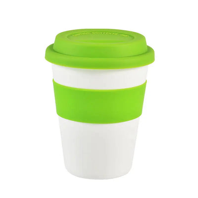 Reusable Water Cup Heat Insulated Outdoor Travel Travel Mug 400ml Hotel Cup With Silicone Lid Drinkware Portable Tea Coffee Cup