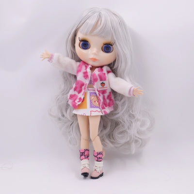 ICY DBS Blyth doll White Skin Glossy face Matte face Joint body with hand set A&B 1/6 bjd suitable diy makeup Special price