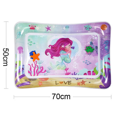 INFLATABLE TUMMY TIME BABY PLAY MAT WATER CUSHION EARLY EDUCATION INTERACTIVE BABY TOYS FOR TODDLERS SENSORY DEVELOPMENT