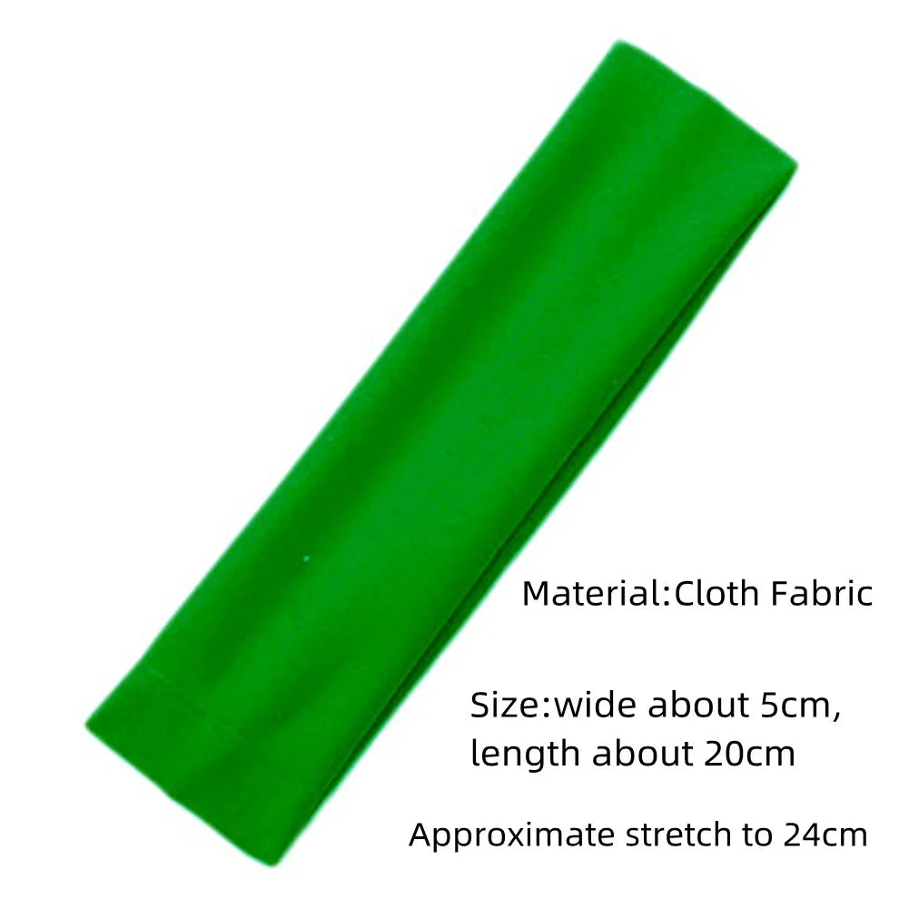 Summer Sports Headbands For Women Fitness Run Yoga Bandanas Solid Color Elastic Hair Bands Stretch Makeup Hair Accessories 2023