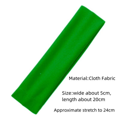 Summer Sports Headbands For Women Fitness Run Yoga Bandanas Solid Color Elastic Hair Bands Stretch Makeup Hair Accessories 2023
