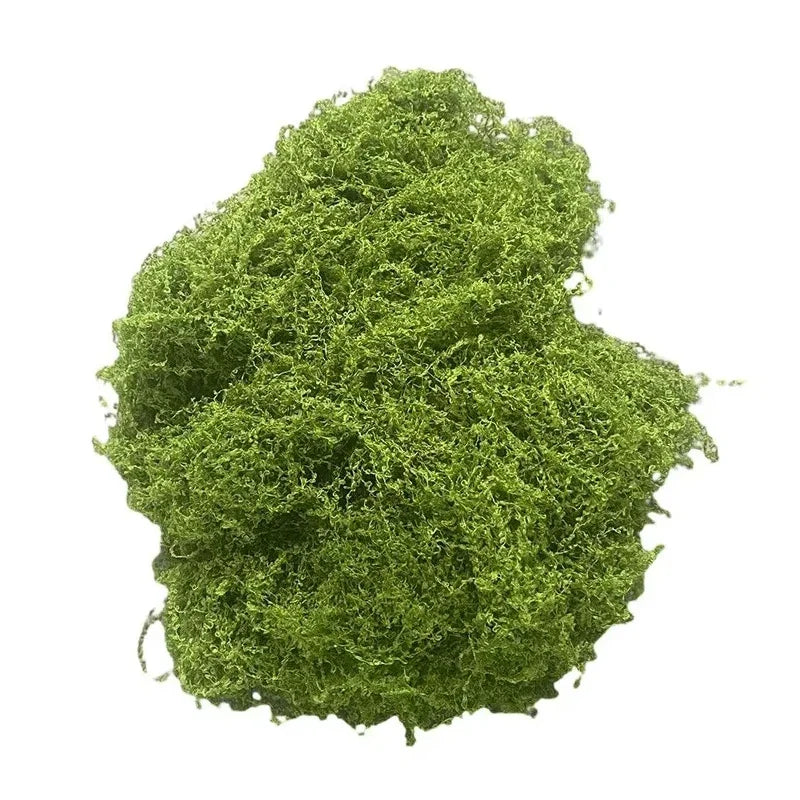 Fake Moss Artificial Green Moss for Potted Plants Fairy Garden Accessories Home Garden Lawn Floor Ornament Landscape Decor