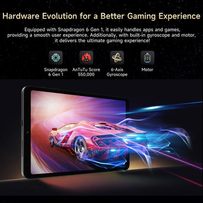 Alldocube iPlay60 Mini Turbo 8.4inch Snapdragon 6Gen 1 Tablet Android14 8GB+8GB virtual memory RAM+128GB ROM Widevine L1