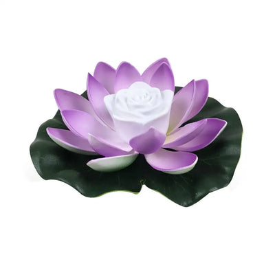 Solar Powered Night Light Energy Saving LED Lamp 18/28cm Artifical Floating Lotus Lotus Garden Pool Pond Fountain Decoration