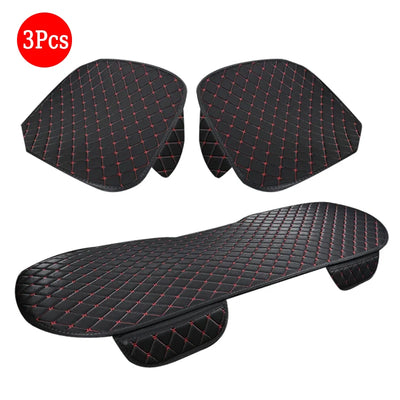 3PCS UNIVERSAL CAR SEAT CUSHION – BREATHABLE COMFORT SEAT PROTECTOR PAD & INTERIOR ACCESSORIES