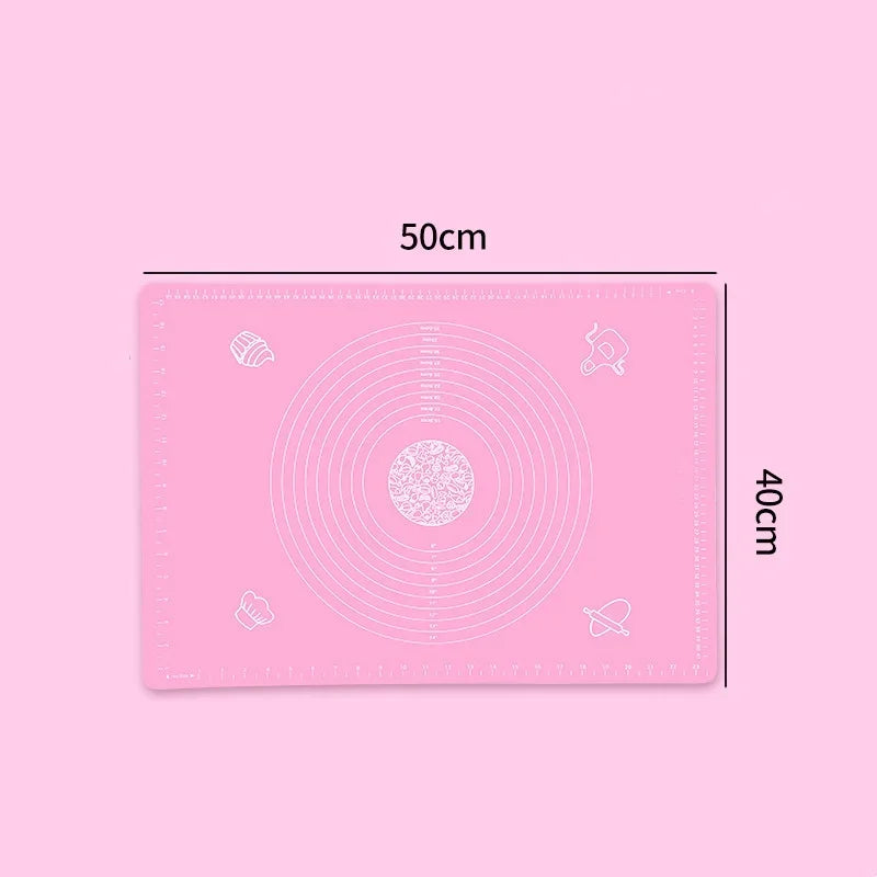 Sheet Kneading Dough Mat  Silicone Baking Mat Pizza Cake Dough Maker Kitchen Rolling Dough Pizza Cooking Grill Gadgets Bakeware