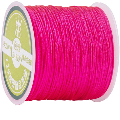 10meters 0.8mm Nylon Thread Cord Macrame Rope Bracelet Braided String For DIY Tassels Beading String Jewelry Making Accessories