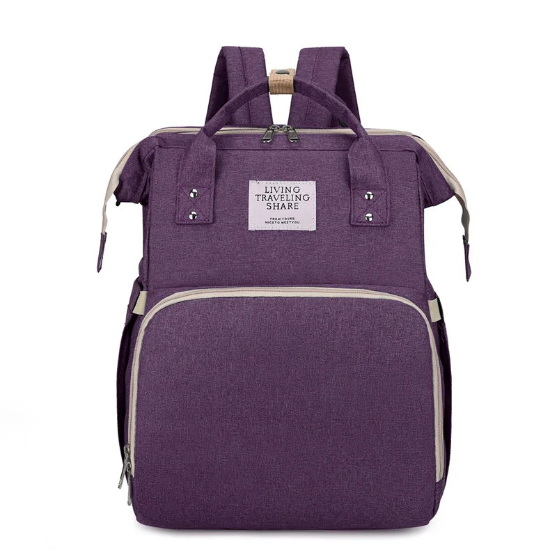Upgraded Version of Mummy Bag Multifunctional Folding Mummy Bag Large Capacity Foldable Crib Bag Portable Mummy Backpack