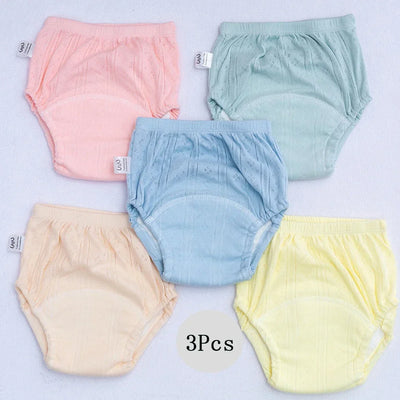 3PCS/LOT NEWBORN COTTON TRAINING PANTS SUMMER BABY SHORTS WASHABLE REUSABLE CLOTH DIAPERS INFANT NAPPIES