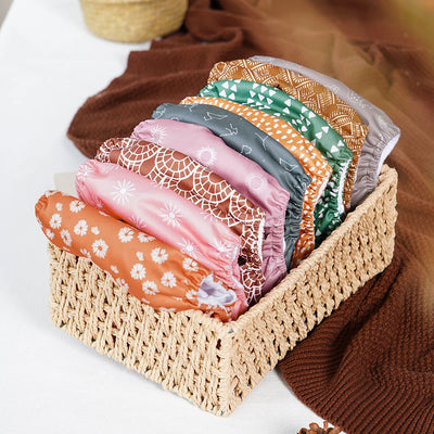 3PCS/SET NEWBORN BABY CLOTH DIAPERS REUSABLE WATERPROOF ECO-FRIENDLY ADJUSTABLE SUEDE CLOTH POCKET DIAPER