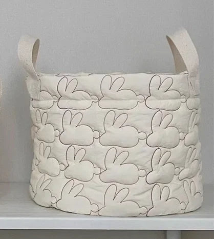 South Korea Ins Dirty Clothes Storage Basket Baby Diaper Storage Basket Home Quilted Children's Toys Clutter Sorting Basket
