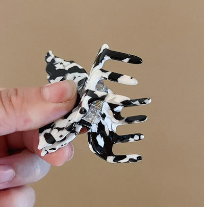 Butterfly Hair Claw New Vintage Acetate Fiber Sweet Colorful Hair Accessories Women Hair Clamps Hair Clip Crab Headband Clips