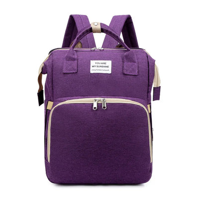 New Upgraded Minimalist Bag Portable Foldable Backpack Multifunctional Large Capacity Crib Mother Baby Mommy Bags Women Backpack
