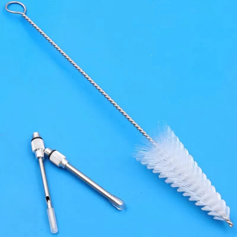 Turkey Needle Turkey Seasoning Pump Bbq Tool  Silicone Drip Seasoning Tube With Cleaning Brush Stainless Steel Turkey Pin