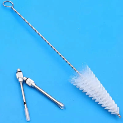 Turkey Needle Turkey Seasoning Pump Bbq Tool  Silicone Drip Seasoning Tube With Cleaning Brush Stainless Steel Turkey Pin
