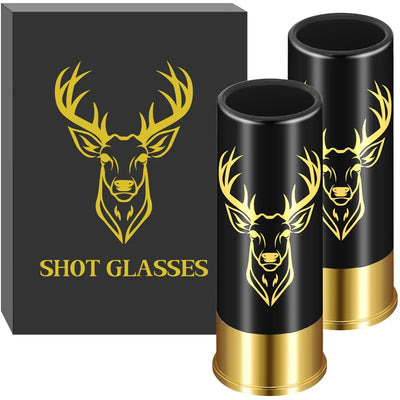 12GA Suit Small Bullet Shot Cups Elk Design Plastic Shot Glasses for  Bar Pub Club Restaurant Wedding Party Drinkware Gift Set