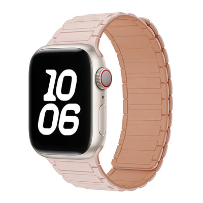 Magnetic Loop for Apple Watch Bands 44mm 40mm 49mm 45mm 41mm 38mm Silicone Bracelet iWatch Series 9 8 7 6 5 4 3 Se ultra 2 strap