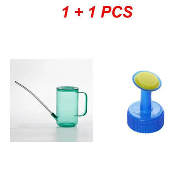 Long Spout Watering Can - Stainless Steel With Transparent Scalefor Precise Watering Of FlowersPotted Plants, And Greenery