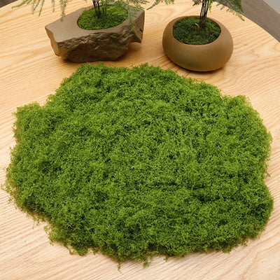 50g Fake Moss DIY Crafts Grass Artificial Moss Faux Preserved Moss Green Plants Home Room Garden Decor Mini Landscape Fake Grass