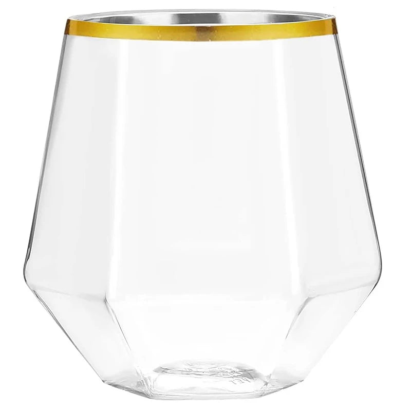360ml Wedding Wine Glasses Drinkware Transparent Cocktail Glass Party Bar Club Drinking Tools Tea Coffee Mug