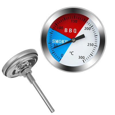 Temperature Measure 300℃ Stainless Steel Oven BBQ Grill Thermometer Gauge Kitchen BBQ Temperature Measure Tool