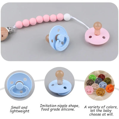 Baby products, sleeping pacifiers, soothing babies, silicone bite pacifiers, portable