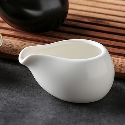 Ceramic Milk Jug Milk Pitcher Cup Creamer Syrup Frothing Dispenser Afternoon Tea Cafe Coffee Maker Tools Coffeeware