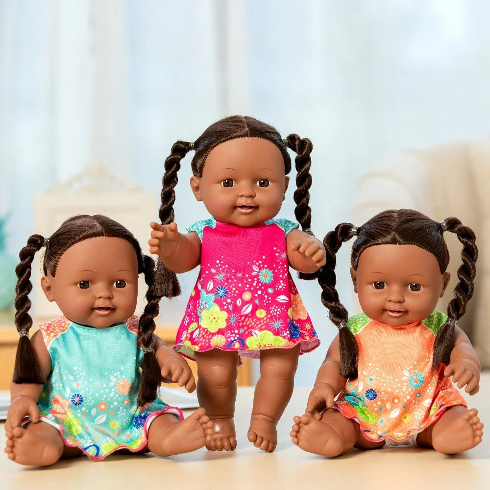 Realistic Baby Doll for Baby, Silicone Doll Figure, Soft Rubber Toy for Role-playing Sleeping and Dress-up, Kids Christmas Gifts