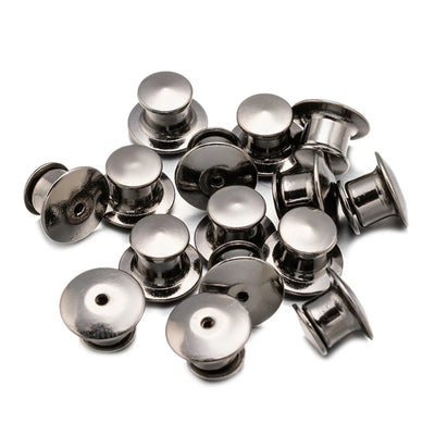 10/20Pcs Metal Locking Pin Back Locking Pin Keeper Clasp DIY Backing Brooch Lapel Safety Hold Lock Jewelry Making Accessories