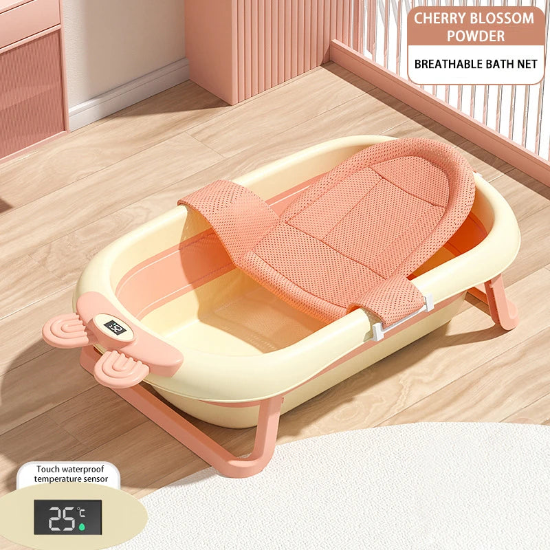 Baby Folding Tub Baby Tub 0-6 years old Large size Newborn Baby Products Bath Seat Bathtub Children's Baby Shower Tub Wash basin