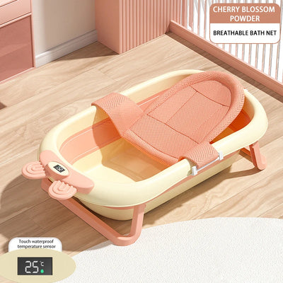Baby Folding Tub Baby Tub 0-6 years old Large size Newborn Baby Products Bath Seat Bathtub Children's Baby Shower Tub Wash basin
