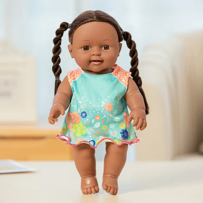 Realistic Baby Doll for Baby, Silicone Doll Figure, Soft Rubber Toy for Role-playing Sleeping and Dress-up, Kids Christmas Gifts