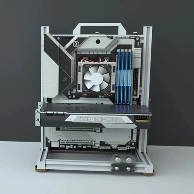 Open PC Case Frame Rack ITX MATX ATX EATX Gamers Cabinet DIY Water Cooler Desktop PC Creative Gabinete Gaming Chassis MOD