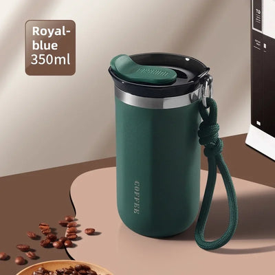 Thermal Mug 304 Stainless Steel Insulated Water Cup Business Office Portable Cold Coffee Cup Gift Cup Leakproof Travle Drinkware