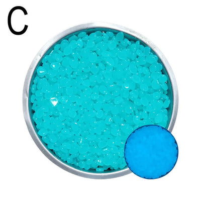 50Pcs Small Glow In The Dark Garden Pebbles For Garden Terrace Lawn Garden Fish Tank Aquarium Decoration Luminous Rocks Stones