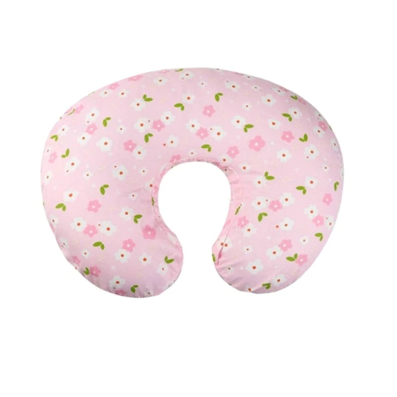 Baby Nursing Pillow Cover Newborn Maternity Breastfeeding Pillow Cover Print U-shape Nursing Pillow Breathable Slipcover