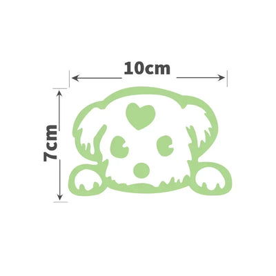 Cartoon Glow in the Dark Sticker Light Switch Sticker Luminous Wall Stickers Decal for Kids Room Decoration Home Decor Cat Fairy