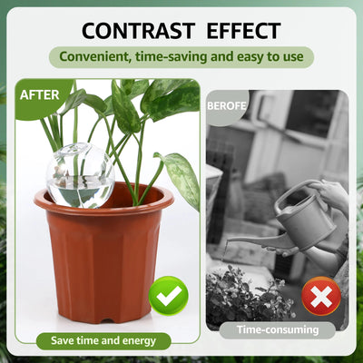 2/4Pcs 500ML Automatic Drip Irrigation System Self Watering Plant Watering Bulbs for Garden Flower Plants Watering Balls Devices