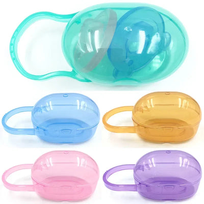 Useful Baby Nipple Pacifier Box Solid Pacifier Box Travel Storage Case Soother Safe Holder Pacifier PP Plastic Box