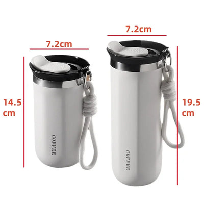 Thermal Mug 304 Stainless Steel Insulated Water Cup Business Office Portable Cold Coffee Cup Gift Cup Leakproof Travle Drinkware